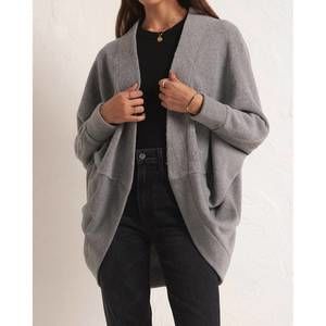 NEW Z SUPPLY commuter fleece cardigan in grey